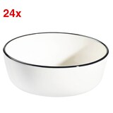 Artikelbild 1 für 24 ID Fine Schalen Modest Black Stolt weiß 10,0 cm, Artikelnummer 633699