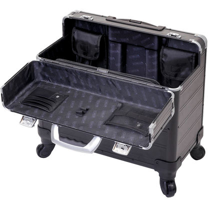 Artikelbild 3 für ALUMAXX Pilotenkoffer PANDORA Aluminium schwarz 47,0 x 25,0 x 36,0 cm, Artikelnummer 348627