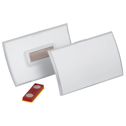 Artikelbild 2 für 10 DURABLE CLICK FOLD Namensschilder mit Magnet 9,0 x 5,4 cm, Artikelnummer 967293