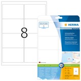 Artikelbild 1 für 200 HERMA Adressetiketten 5077 weiß 99,1 x 67,7 mm, Artikelnummer 518105