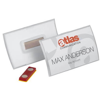 Artikelbild 8 für 10 DURABLE CLICK FOLD Namensschilder mit Magnet 9,0 x 5,4 cm, Artikelnummer 967293
