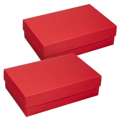 BUNTBOX L Geschenkboxen 3,6 l rot 26,6 x 17,2 x 7,8 cm, 2 St. >> büroshop24