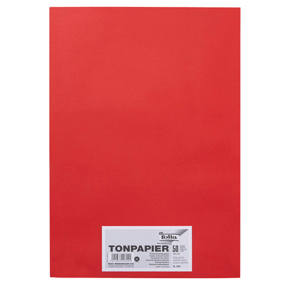 Artikelbild 2 für folia Tonpapier farbsortiert 130 g/qm 50 Blatt, Artikelnummer 132706