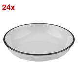 Artikelbild 1 für 24 ID Fine Teller Modest Black Lona weiß 8,0 cm, Artikelnummer 634158