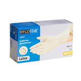 Artikelbild 1 für HYGOSTAR unisex Einmalhandschuhe GRIP weiß Größe M, 100 St., Artikelnummer 597872