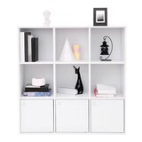 Artikelbild 1 für VASAGLE Regalschrank, LBC33WT weiß 97,5 x 29,0 x 97,5 cm, Artikelnummer 291706