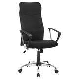 Artikelbild 1 für SONGMICS Bürostuhl, OBN034B01 Stoff schwarz, Gestell silber, Artikelnummer 262778