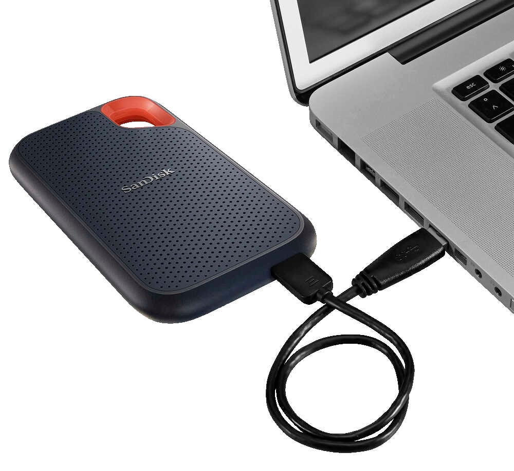 SanDisk Extreme Portable SSD V2 2 TB externe SSD-Festplatte