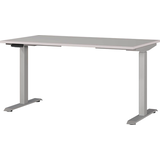 Artikelbild 1 für GERMANIA JET höhenverstellbarer Schreibtisch kaschmir rechteckig, T-Fuß-Gestell silber 140,0 x 80,0 cm, Artikelnummer 324321