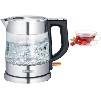 SEVERIN Wasserkocher WK 3468 transparent 1,0 l 2200 W >> büroshop24