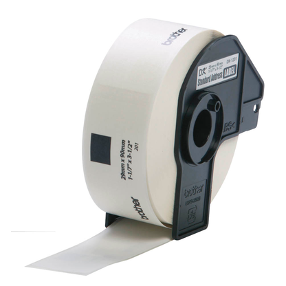 5x kompatible Brother DK11201 P-Touch Etiketten - 29mm x 90mm