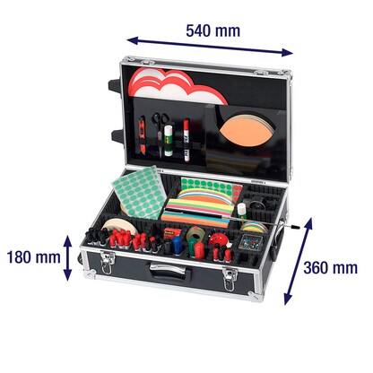 Artikelbild 4 für FRANKEN Moderationskoffer TRAINER 3.156 Teile, Artikelnummer 530253
