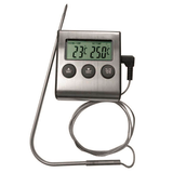 Artikelbild 1 für tepro Digitales Grill- und Brat Kerntemperatur-Lebensmittelthermometer silber, Artikelnummer 329017