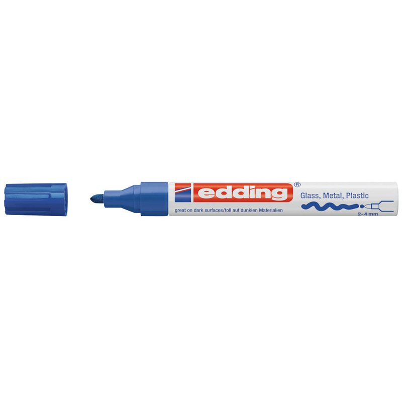 Edding E-750 Siyah Boya Dekor Markör Kalemi - 4-750001