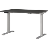 Artikelbild 1 für GERMANIA JET höhenverstellbarer Schreibtisch grafit rechteckig, T-Fuß-Gestell silber 120,0 x 80,0 cm, Artikelnummer 324127