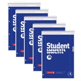 Artikelbild 1 für 5 BRUNNEN Collegeblöcke Student Lineatur 27 liniert DIN A4 Innen- und Außenrand, Artikelnummer 489757