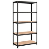 Artikelbild 1 für SONGMICS Schwerlastregal GLR050B01 schwarz 100,0 x 50,0 x 200,0 cm, Artikelnummer 289896