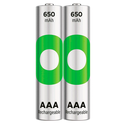 Artikelbild 20 für 2 GP Akkus ReCyko+ Micro AAA 650 mAh, Artikelnummer 255249