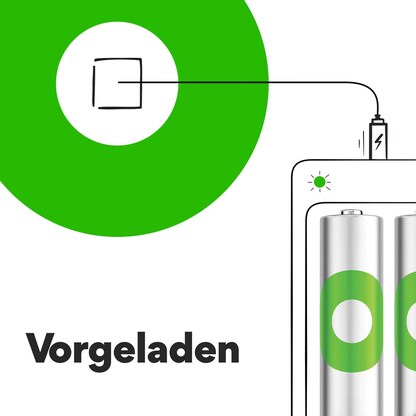 Artikelbild 6 für 8 GP Akkus ReCyko+ Micro AAA 850 mAh, Artikelnummer 255352