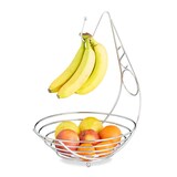 Artikelbild 1 für relaxdays Obstschale silber, Artikelnummer 471702