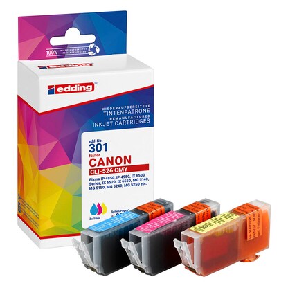 2 Cartucce Compatibili Canon CLI-526 Grigio Per Pixma MG6120 MG6150