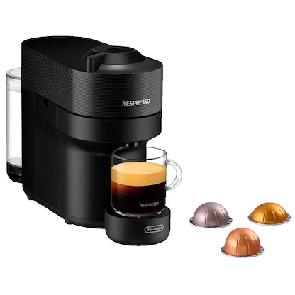 DeLonghi Nespresso ENV 90.B VERTUO POP Kapselmaschine schwarz >> büroshop24