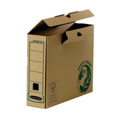 Artikelbild 2 für 20 Bankers Box Archivboxen Earth Series 80mm A4 braun 8,0 x 31,9 x 25,4 cm, Artikelnummer 351820