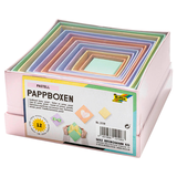 Artikelbild 1 für 12 folia PASTELL Geschenkboxen-Set bunt, Artikelnummer 418572