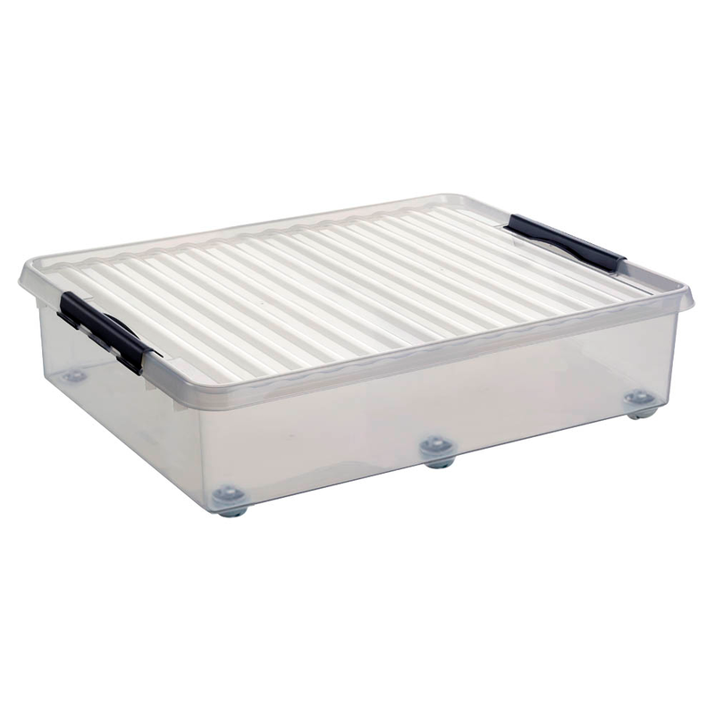 sunware Aufbewahrungsbox 60,0 l transparent, metall 50,0 x 80,0 x 20,0 cm, 1 St. >> büroshop24