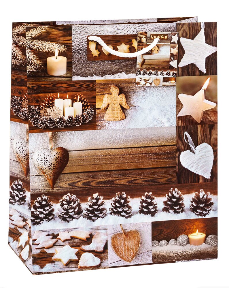 Bagland Geschenktüten Good Luck – 12 Stück, 26x32x10 Cm, 160 G/m² Papier, Mit Glückssymbolen