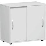 Artikelbild 1 für geramöbel Schiebetürenschrank Flex, S-382501-LL lichtgrau 1 Fachboden 80,0 x 40,0 x 75,2 cm, Artikelnummer 875601