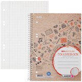 Artikelbild 1 für LANDRÉ® Collegeblock Recycling Kleinformat kariert DIN A5 Innenrand, Artikelnummer 703452