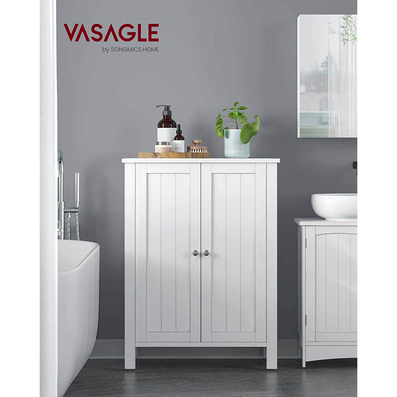 VASAGLE Badschrank BCB60W weiß 60,0 x 30,0 x 80,0 cm >> büroshop24
