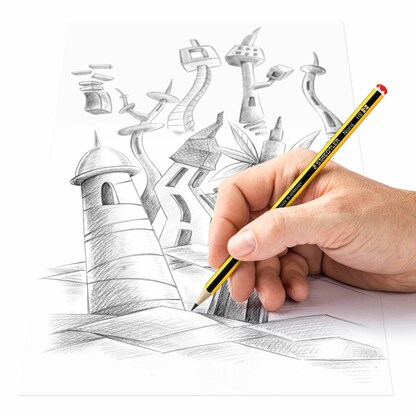 Artikelbild 6 für STAEDTLER Noris 120 Bleistifte HB schwarz/gelb, 12 St., Artikelnummer 491084