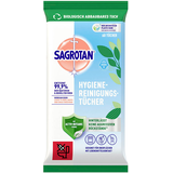 Artikelbild 1 für SAGROTAN® feuchte Allzweck-Reinigungstücher 1-lagig weiß, 60 Tücher, Artikelnummer 854450