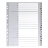 Artikelbild 1 für LEITZ Ordnerregister 1260 Vollformat, Überbreite A-Z grau 20-teilig, 1 Satz, Artikelnummer 184630