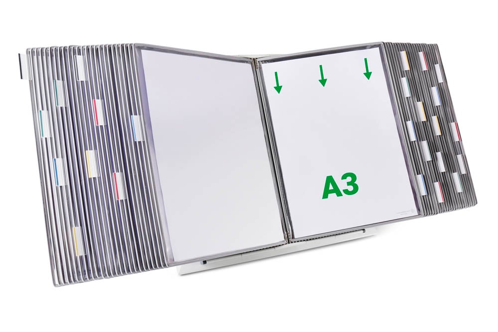 GPV 8780 Crystal Line Tischsichttafel – DIN A4, Aus Acryl