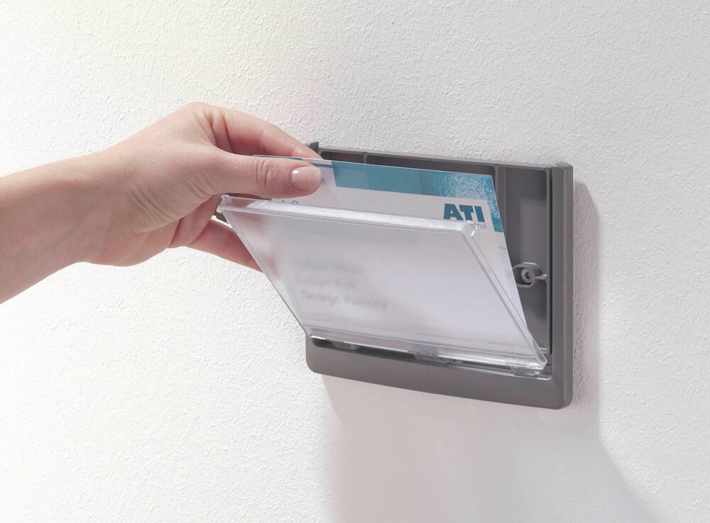 Aua Signaturque Türschild Automatik C – 100 X 50 Mm, Wählbar Aus PVC Oder Aluminium