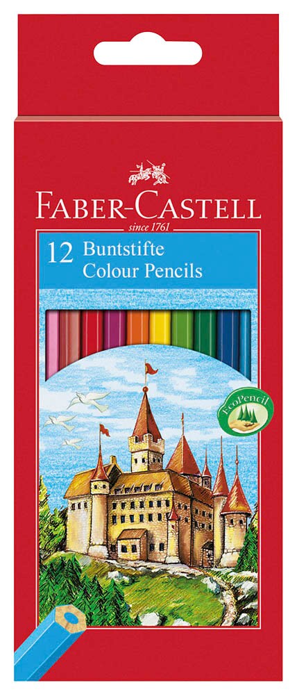 Conte Buntstifte Im Metalletui – 12 Holzfreie Stifte Mit Leuchtenden Farben