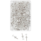 Artikelbild 1 für 100 WEDO Pinnnadeln Diabolo transparent, Artikelnummer 719627