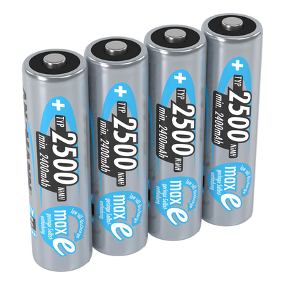 Artikelbild 3 für 4 ANSMANN Akkus Mignon AA 2.400 mAh, Artikelnummer 370171