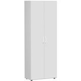 Artikelbild 1 für geramöbel Garderobenschrank Flex, S-386128-LL lichtgrau 2 Fachböden 80,0 x 42,0 x 216,0 cm, Artikelnummer 876115