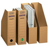 Artikelbild 1 für 12 ELBA Archiv-Stehsammler tric system braun, Artikelnummer 748681