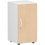 Artikelbild 1 für geramöbel Aktenschrank Flex, S-342100-BL lichtgrau, buche 1 Fachboden 40,0 x 42,0 x 75,2 cm, Artikelnummer 876464