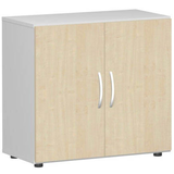 Artikelbild 1 für geramöbel Aktenschrank Flex, S-382100-AL lichtgrau, ahorn 1 Fachboden 80,0 x 42,0 x 75,2 cm, Artikelnummer 876476