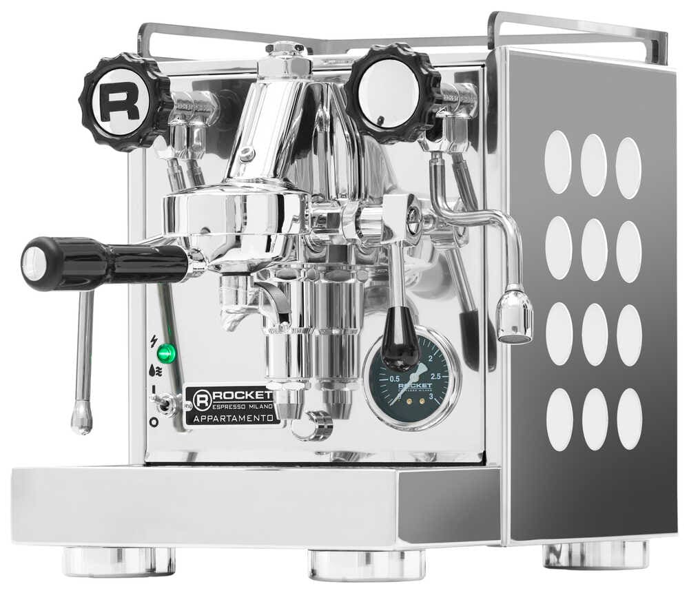 ROCKET® Appartamento Siebträgermaschine chrom >> büroshop24