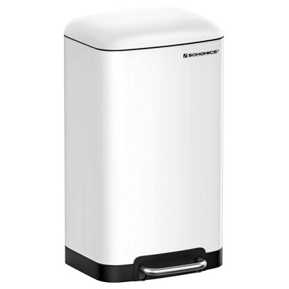 SONGMICS Mülleimer 30,0 l weiß, 1 St. >> büroshop24