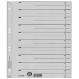Artikelbild 1 für LEITZ Trennblätter 1650 1-0 grau, 100 St., Artikelnummer 781039