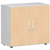 Artikelbild 1 für geramöbel Aktenschrank Flex, S-382100-BL hellgrau, buche 1 Fachboden 80,0 x 42,0 x 75,2 cm, Artikelnummer 876639