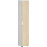 Artikelbild 1 für geramöbel Aktenschrank Flex, S-346100-AL lichtgrau, ahorn 5 Fachböden 40,0 x 42,0 x 216,0 cm, Artikelnummer 876666